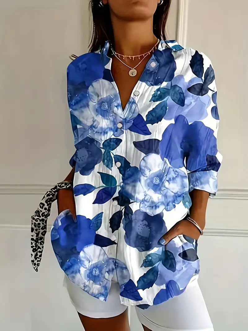 Shyla - Stylish Floral Blouse